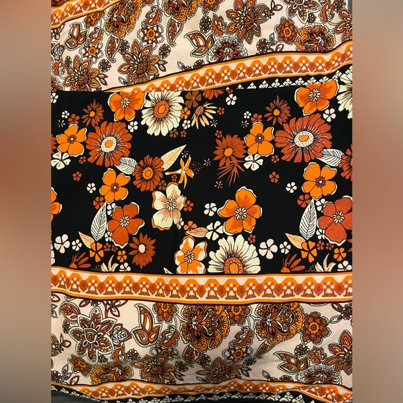 SHEIN Women's beautiful floral spaghetti strap long dress, tropical design 1XL - Picture 4 of 8